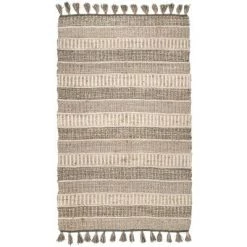 NuLOOM Kelvan Entwining Bar Striped Jute