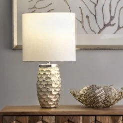 NuLOOM Barstow 19" Glass Table Lamp