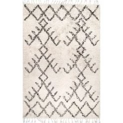 NuLOOM Handmade Aria Tribal Tassel Shag New Arrivals