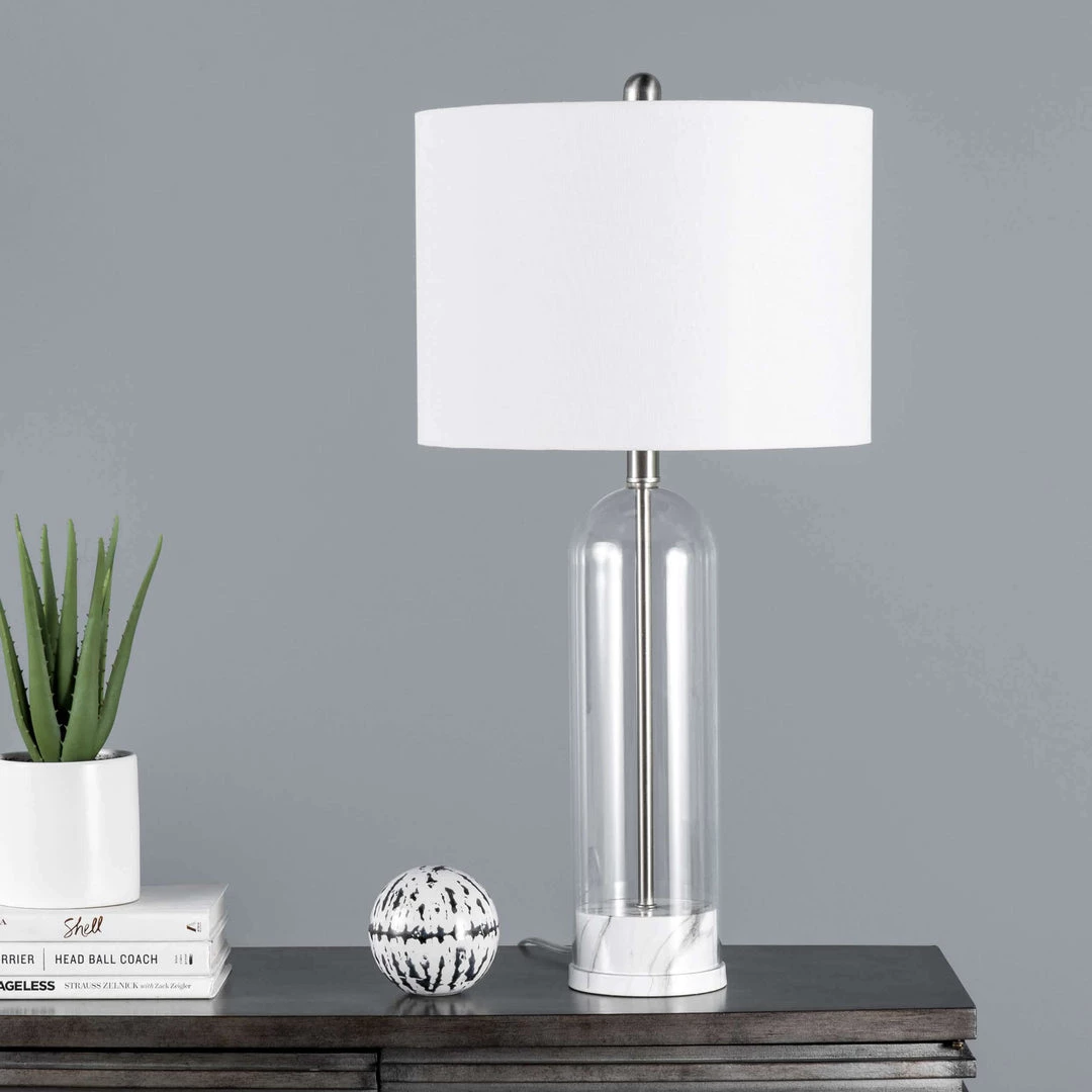 NuLOOM New Arrivals Bayhill 28" Glass Table Lamp 11 NuLOOM New Arrivals Bayhill 28" Glass Table Lamp