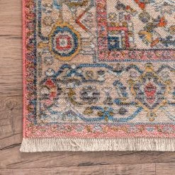 NuLOOM Vintage Harriet Medallion Fringe Area Rug Best Sellers