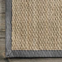 NuLOOM Elijah Seagrass With Border Area Rug 78 NuLOOM Elijah Seagrass With Border Area Rug