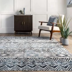 NuLOOM New Arrivals Lucci Machine Washable Aztec Area Rug 39 NuLOOM New Arrivals Lucci Machine Washable Aztec Area Rug