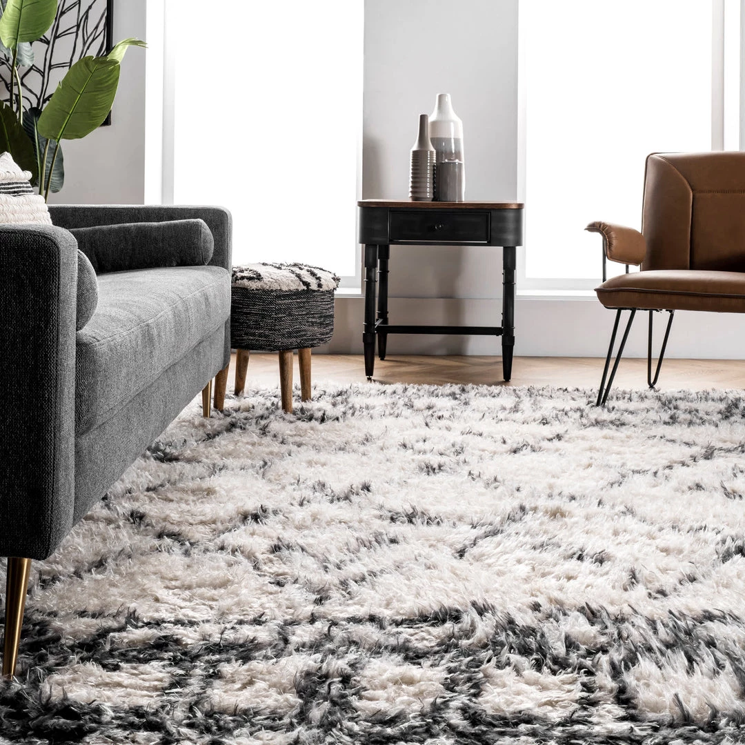 NuLOOM New Arrivals Sheena Cozy Shag Tribal Area Rug 8 NuLOOM New Arrivals Sheena Cozy Shag Tribal Area Rug