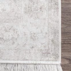 NuLOOM Vintage Floral Elyse Fringe Rug Area Rug New Arrivals