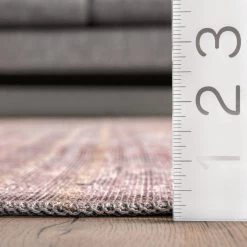 NuLOOM Justine Machine Washable Faded Geometric Medallion Area Rug