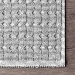 NuLOOM Maverick Textured Moroccan Bath Mat Small