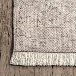 NuLOOM Nikki Hand Woven Vintage Medallion Flatweave Fringe Area Rug New Arrivals