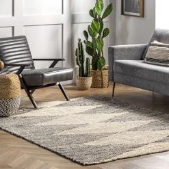 NuLOOM Brianne Hand Loomed Modern Diamond Jute Area Rug New Arrivals
