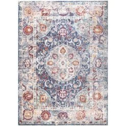 NuLOOM New Arrivals Vintage Glynn Medallion Fringe Area Rug