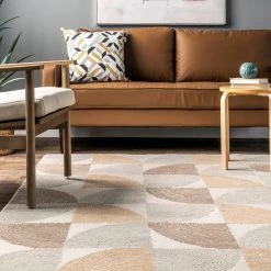 NuLOOM Liv Hand Tufted Wool Geometric Area Rug New Arrivals