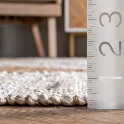 NuLOOM Pandora Diamond Jute Area Rug