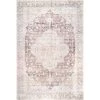 NuLOOM New Arrivals Rosa Machine Washable Distressed Vintage Medallion Area Rug