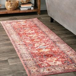NuLOOM Vintage Floral Audria Fringe Kilim Area Rug New Arrivals
