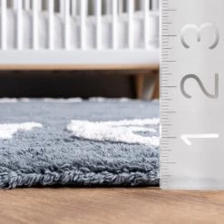 NuLOOM Kids Washable Round Alphabet Area Rug