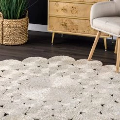NuLOOM Eden Circle Braided Jute Area Rug New Arrivals