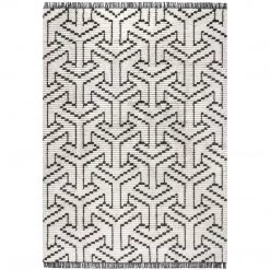 NuLOOM Alyson Modern Abstract Soft Shag Fringe Area Rug