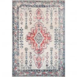 NuLOOM New Arrivals Juliette Vintage Diamond Medallion Area Rug