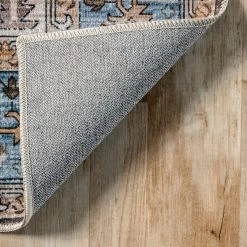 NuLOOM New Arrivals Gracie Machine Washable Distressed Medallion Area Rug