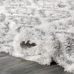 NuLOOM Herzog Moroccan Diamond Shag Area Rug Living Room