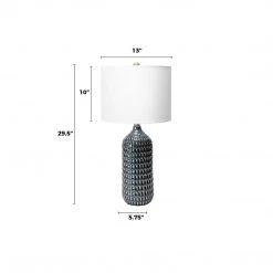 NuLOOM New Arrivals Napa 30" Ceramic Table Lamp 7 NuLOOM New Arrivals Napa 30