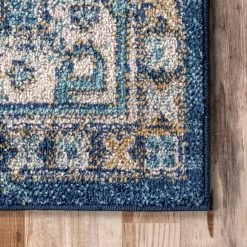 NuLOOM New Arrivals Juliette Vintage Diamond Medallion Area Rug