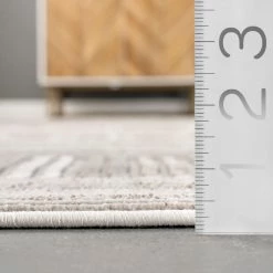 NuLOOM Violet Modern Abstract Linework Area Rug