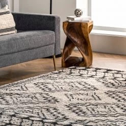 NuLOOM Janie Moroccan Diamond Soft Shag Fringe Area Rug New Arrivals