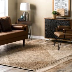 NuLOOM Lilah Hand Woven Jute And Cotton Plaid New Arrivals