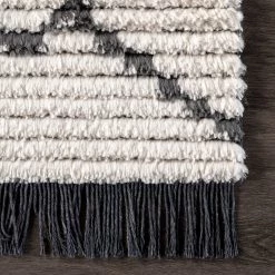 NuLOOM New Arrivals Mari Moroccan Soft Shag Fringe Area Rug