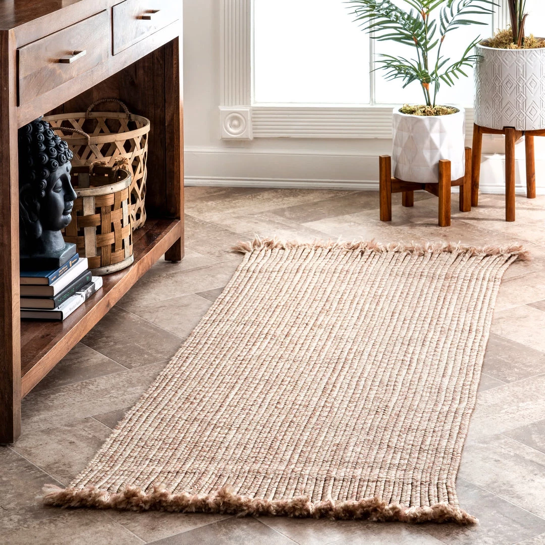NuLOOM New Arrivals Braided Courtney Tassel Indoor/Outdoor Area Rug 30 NuLOOM New Arrivals Braided Courtney Tassel Indoor/Outdoor Area Rug