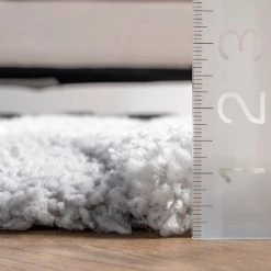 NuLOOM Natalia High Low Zebra Stripe Soft Shaggy Area Rug