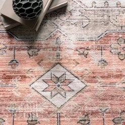 NuLOOM Banks Machine Washable Faded Vintage Area Rug New Arrivals