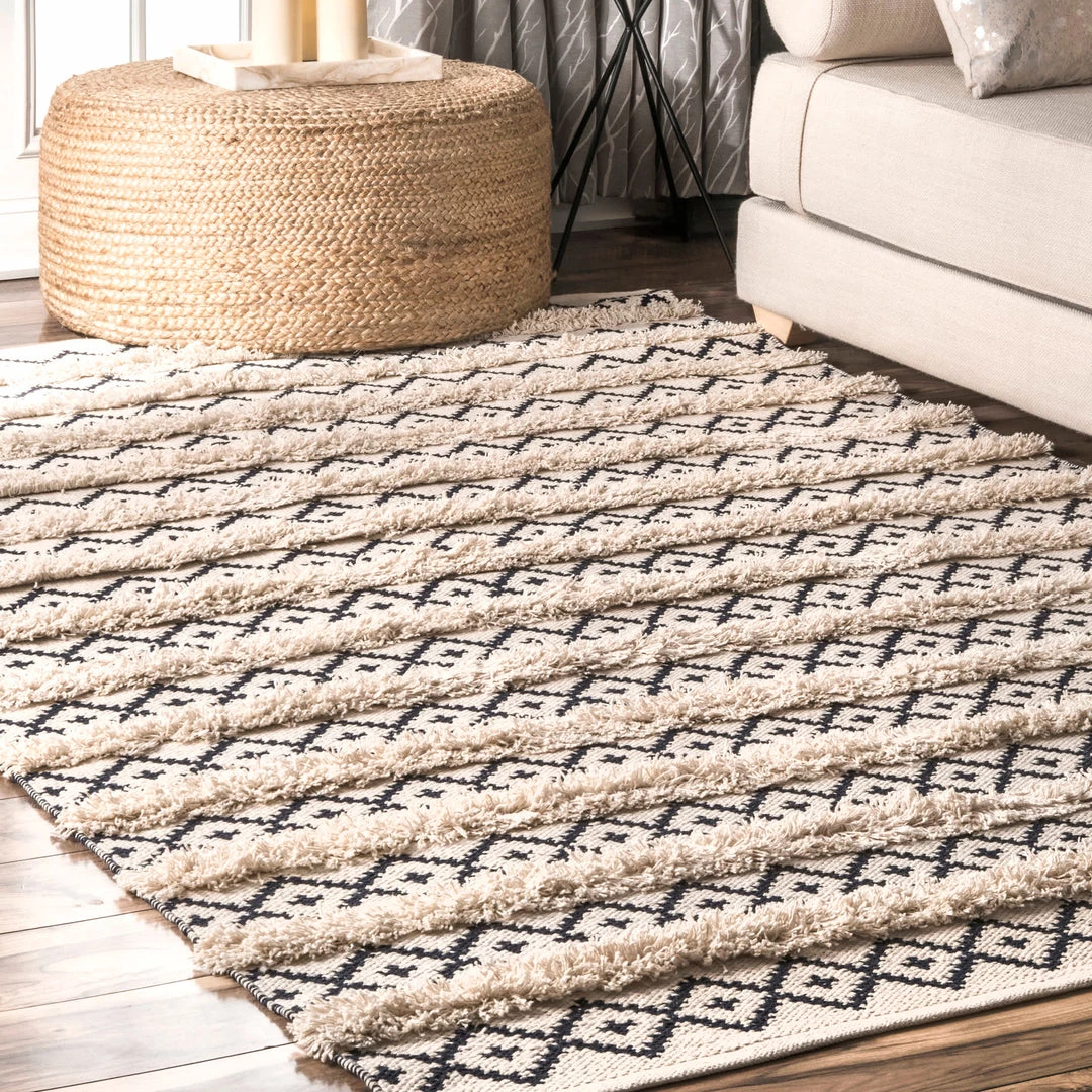 NuLOOM New Arrivals Hand Loomed Cotton Teyana 2 NuLOOM New Arrivals Hand Loomed Cotton Teyana