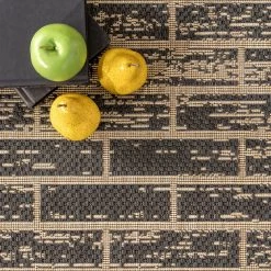 NuLOOM Justina Abstract Brick Indoor/Outdoor Area Rug