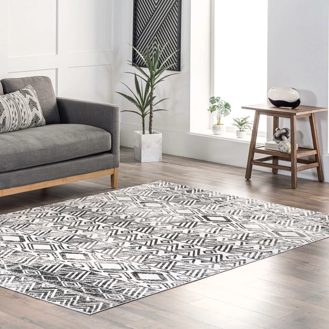 NuLOOM New Arrivals Lucci Machine Washable Aztec Area Rug 2 NuLOOM New Arrivals Lucci Machine Washable Aztec Area Rug