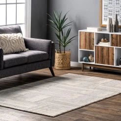 NuLOOM Palmer Hand Tufted Wool Striped Area Rug New Arrivals