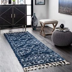 NuLOOM Vasiliki Moroccan Tribal Tassel Area Rug