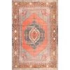 NuLOOM New Arrivals Kamila Printed Tribal Medallion Flatweave Area Rug