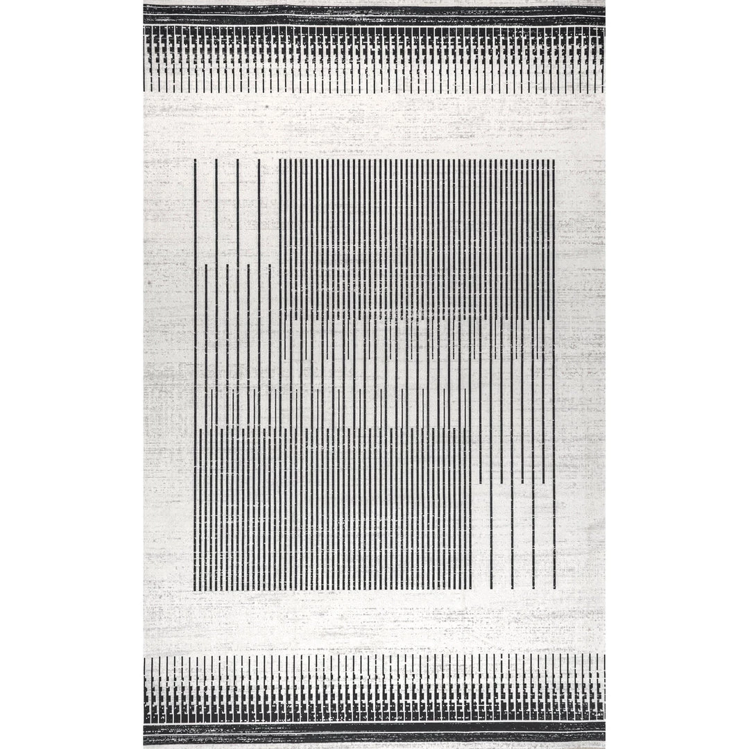 NuLOOM New Arrivals Chelsea Machine Washable Modern Abstract Line Area Rug 1 NuLOOM New Arrivals Chelsea Machine Washable Modern Abstract Line Area Rug