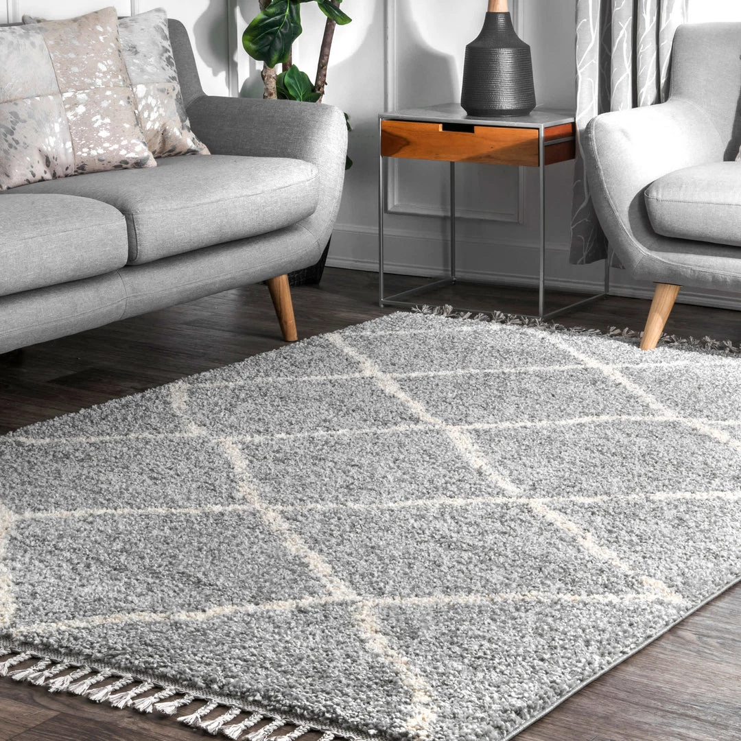NuLOOM New Arrivals Jessie Moroccan Lattice Tassel Area Rug 15 NuLOOM New Arrivals Jessie Moroccan Lattice Tassel Area Rug