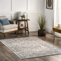 NuLOOM New Arrivals Cady Machine Washable Transitional Area Rug