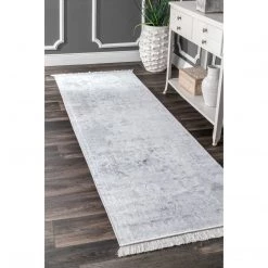NuLOOM Vintage Floral Elyse Fringe Rug Area Rug New Arrivals
