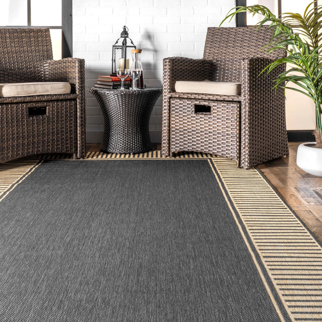 NuLOOM Asha Simple Border Indoor/Outdoor Area Rug New Arrivals 8 NuLOOM Asha Simple Border Indoor/Outdoor Area Rug New Arrivals