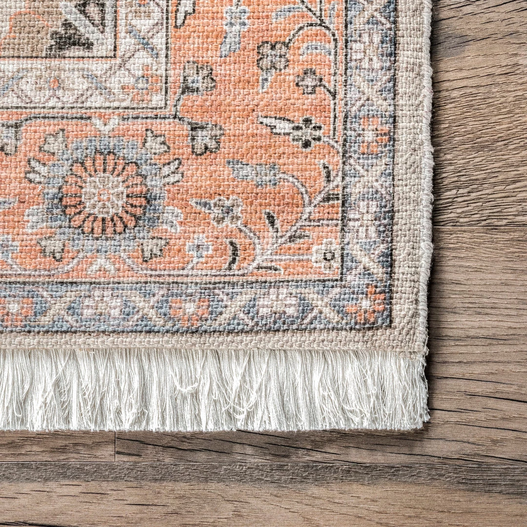 NuLOOM Madeline Hand Woven Flower Bud Flatweave Fringe Area Rug 5 NuLOOM Madeline Hand Woven Flower Bud Flatweave Fringe Area Rug