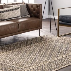 NuLOOM Ethnic Trellis Jute Area Rug