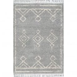 NuLOOM Mackie Moroccan Diamond Tassel Area Rug New Arrivals