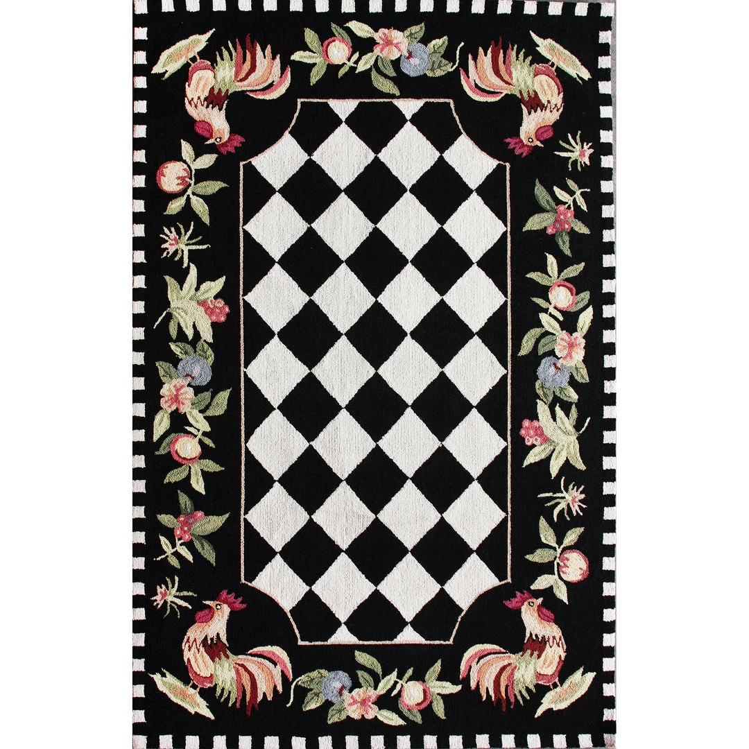 NuLOOM Angla Rooster Kitchen Rug 1 NuLOOM Angla Rooster Kitchen Rug