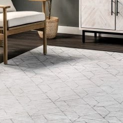 NuLOOM New Arrivals Regan Modern Geometric Machine Washable Area Rug