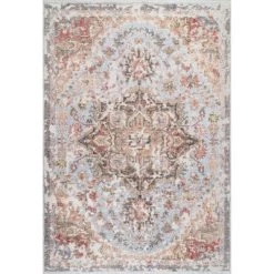 NuLOOM New Arrivals Annabel Hand Knotted Rustic Rosette Area Rug